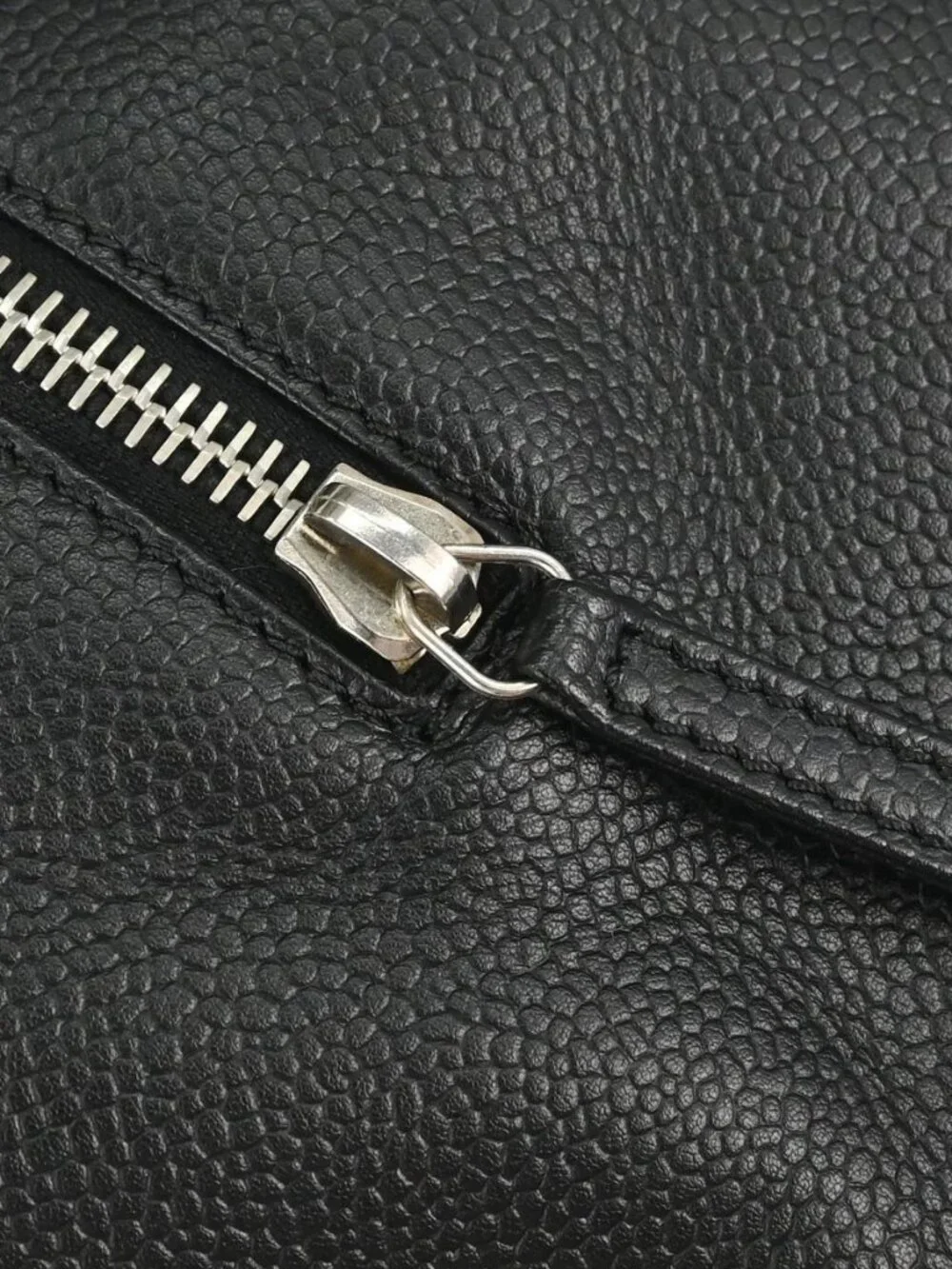Chanel Black Perforated Calfskin CC Bowler Bag Handbag 168261